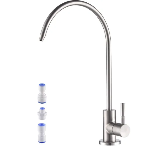 Grifo purificador de agua potable de níquel cepillado, grifo de agua filtrada para cocina, grifo de bebidas de acero inoxidable Sus304 para debajo