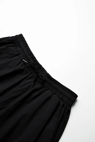 Miniatura 5 de THWEI - Pantalones cargo casuales para hombre, joggers deportivos de algodón, pantalones sueltos y rectos tipo sudadera