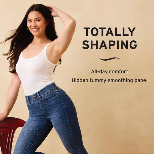 Miniatura 12 de Signature de Levi Strauss & Co. Gold Totally Shaping - Jeans ajustados para mujer, totalmente moldeadores, sin botones