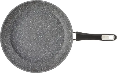 Miniatura 3 de Bialetti Impact Textured - Sartén antiadherente apta para horno, 12 pulgadas, color gris
