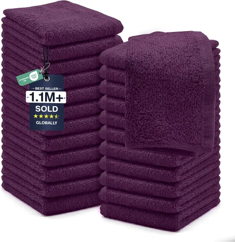 Miniatura 77 de DAN RIVER Paquete de 6 toallas de mano de alta calidad (16 x 28 pulgadas), 100% algodón, ultra suaves, ligeras, altamente absorbentes, para baño