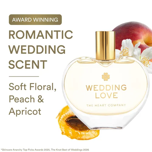 Miniatura 3 de Perfume de amor de boda para mujer, romántico aroma floral afrutado con melocotón, albaricoque, jazmín, vainilla, fragancia de larga duración