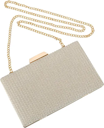 Miniatura 5 de Bolso de mano dorado para mujer, bolso de noche para boda, fiesta, novia, baile de graduación, bolso de mano de hombro