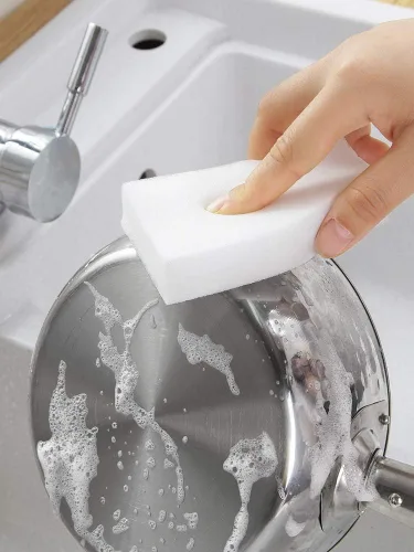 Miniatura 4 de Esponja de limpieza de 20 piezas, esponja mágica multisuperficie, para bañera, piso, zócalo, baño, limpiador de pared (20)