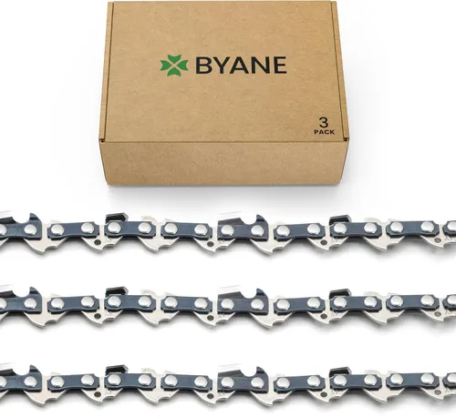 Miniatura 26 de BYANE Cadena de motosierra mini de 6 pulgadas, versión nueva 2024, 6 pulgadas 1/4" de paso LP, calibre.043 pulgadas, 37 eslabones de transmisión, se