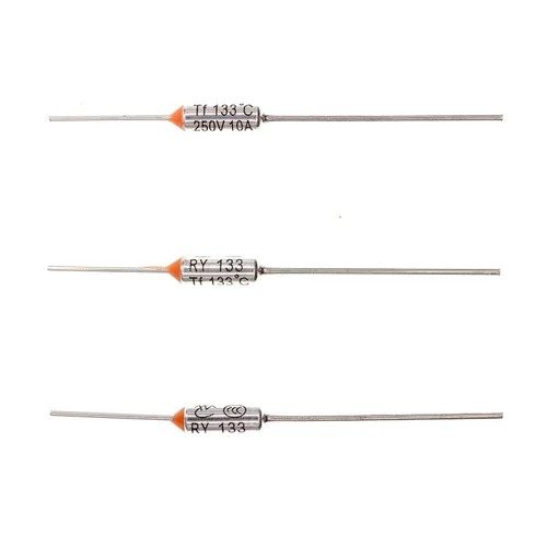 Miniatura 26 de Fusible térmico de temperatura metálica RY65 149.0 °F 149 ℉ 10A 250V 10 piezas