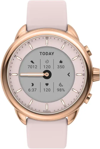 Miniatura 10 de Fossil Gen 6 Wellness Edition - Reloj inteligente híbrido con Alexa integrado, frecuencia cardíaca, seguimiento de actividad, oxígeno en sangre