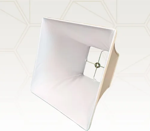 Miniatura 4 de Royal Designs, Inc. Regal - Pantalla cuadrada para lámpara, 7 x 14 x 11,5, beige (BSO-715-14BG)