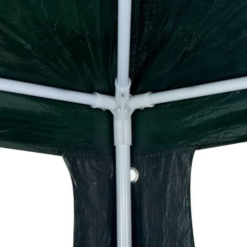 Miniatura 4 de vidaXL Partytent - Toldo duradero para exteriores, material de polietileno resistente al agua, marco de acero resistente al óxido, color antracita