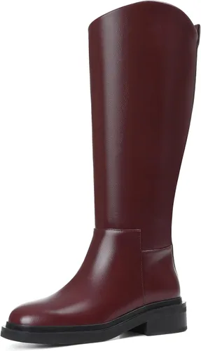 Miniatura 11 de Knee High Boots for Women Pointed Toe Stiletto Kitten Heel Tall Boots Fashion Side Zipper Boot Fall Winter Sexy Fashion Dress Shoes Botas Negras