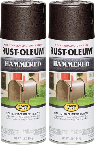 Miniatura 24 de Rust-Oleum 210849 - Pintura en aerosol martillada para prevención del óxido, 12 onzas, cobre