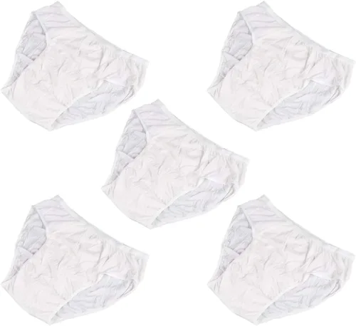 Miniatura 9 de KESYOO Calzoncillos desechables para hombre, 5 piezas, ropa interior de algodón para viajes, al aire libre, talla XL, para hombre