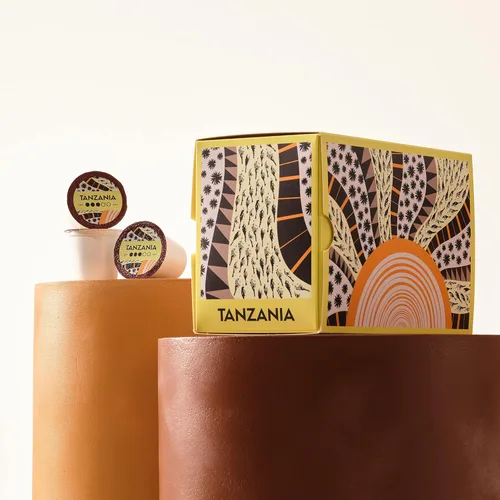 Miniatura 5 de Atlas Coffee Club - Cápsulas de café – Tostado ligero/medio, origen único Tanzania, 24 unidades – Compatibles con cafeteras Keurig K-Cup – 100%