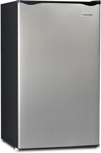 Miniatura 9 de Igloo Refrigerador compacto de una sola puerta de 3.2 pies cúbicos con congelador, estante de vidrio deslizante, perfecto para hogares, oficinas