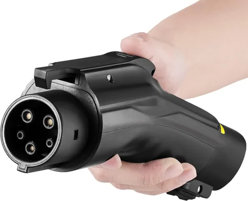 Miniatura 10 de VEVOR Diseñado para adaptador Tesla a J1772, 48A 240V apto para todos los J1772 EVs, adaptador de cargador IP56 EV con bloqueo anticaída y bolsa