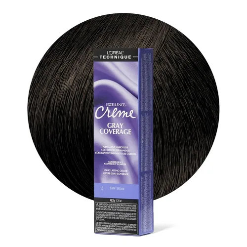 Miniatura 10 de L'Oréal Technique Excellence Crème Permanent Hair Color Long-Lasting Hair Dye Rich Formula with No-Drip Application Superb Gray Coverage For