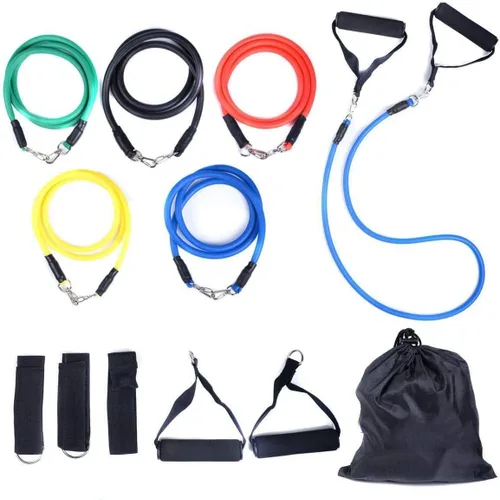 BFR Bands Juego de bandas de resistencia para hombres y mujeres, equipo de entrenamiento de fuerza portátil para brazos y piernas con anclaje de