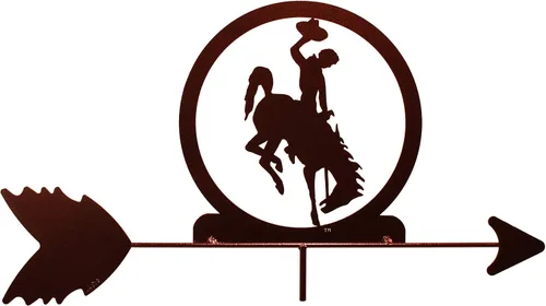 Miniatura 6 de SWEN Products Wyoming Bucking Horse Veleta (montaje ajustable incluido)