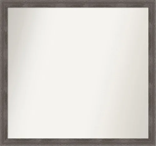 Miniatura 463 de Amanti Art Espejo personalizado, espejo de baño gris plomo a rayas, espejo de pared o espejo de tocador de baño sobre el fregadero