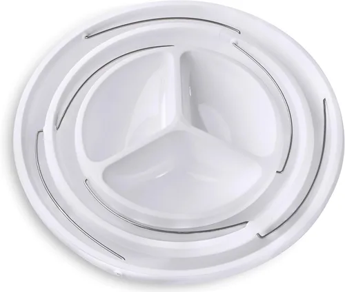 Miniatura 4 de Masirs Cuenco plegable de 3 niveles: diseño decorativo se pliega para un almacenamiento mínimo. Ideal para servir aperitivos, ensalada y fruta.