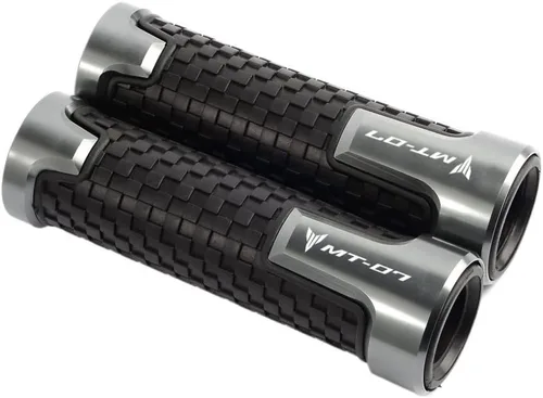 Miniatura 4 de F para Yamaha MT07 FZ07 Mt07 Fz-07 2017 2018 2019 2020 2021 2022 manillar de goma para motocicleta Agarraderas Y (color negro)