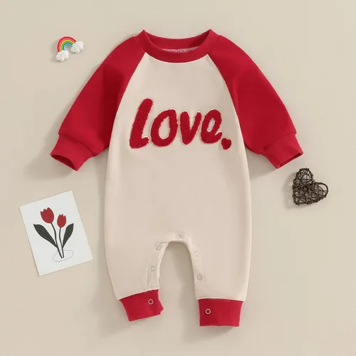 Miniatura 44 de FYBITBO Ropa de bebé niño niña Santa manga larga mono mameluco recién nacido primera Navidad traje de una pieza