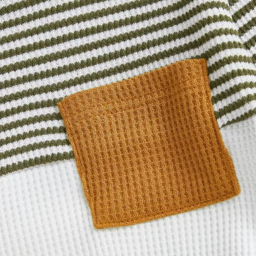 Miniatura 71 de Conjunto de ropa de otoño e invierno para bebé y niño, sudadera larga con capucha y pantalones para niños pequeños, 6, 12, 18, 24 meses, 2T
