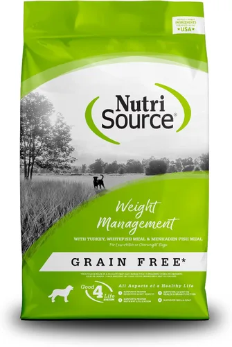 Miniatura 9 de NutriSource Weight Management - Alimento seco para perros, harina de pollo y pollo, 12 libras