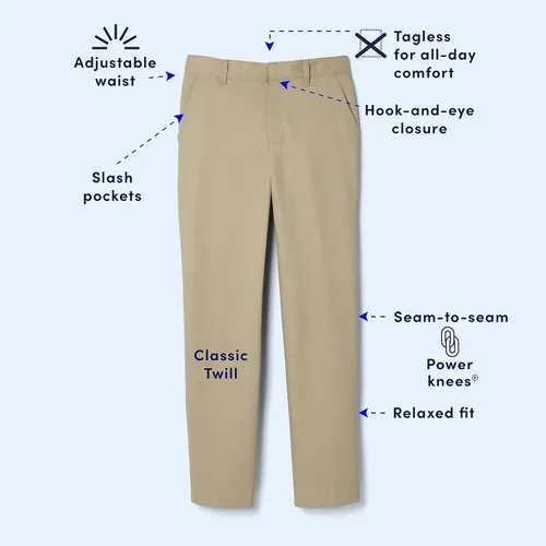 Miniatura 4 de French Toast - Pantalones de doble rodilla para niño