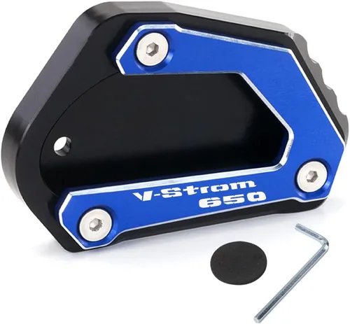 Miniatura 11 de Placa de soporte de extensión lateral de motocicleta compatible con SUZUKI Vstrom 650 650XT 2004-2023 Vstrom Soporte de almohadilla de pie DL650