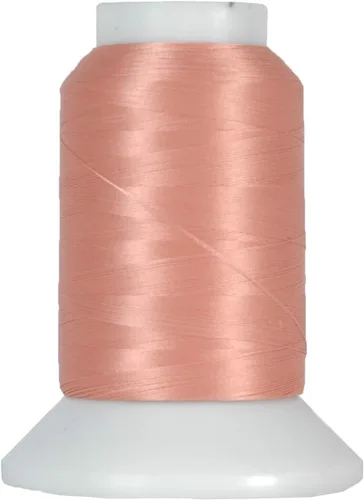 Miniatura 16 de Hilo elástico lanudo de Threadart para serger - Bobinas de 1000 m - Hilo de nailon para traje de baño, lencería, tejidos - Negro - Color 9228