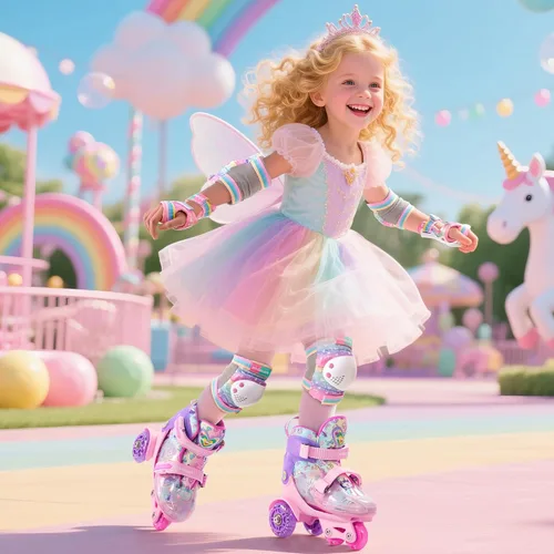Miniatura 7 de Patines de Ruedas para Niños Principiantes - ZOOBLISS Patines de Ruedas para Niños Pequeños para Niños y Niñas de 3 a 7 Años con Ruedas que se