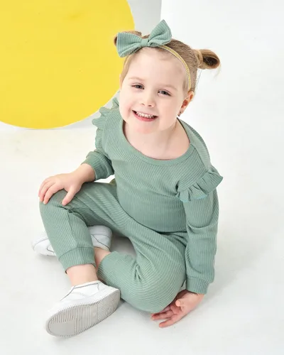 Miniatura 3 de Conjunto de ropa de bebé para niña, tops y pantalones, ropa para niñas pequeñas, sudaderas para bebés
