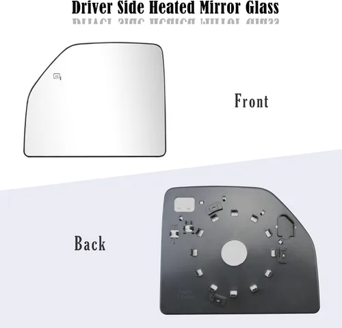 Miniatura 5 de Espejo de remolque del lado izquierdo del conductor, cristal de espejo calefactado con soporte trasero para Ford F150 Truck 2015-2020 Ford F250 F350