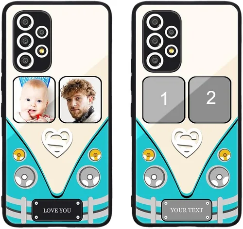 Miniatura 544 de Funda de teléfono personalizada para Samsung Galaxy S22+ / S22 Plus 5G, funda de TPU suave de vidrio templado antiarañazos personalizada con foto