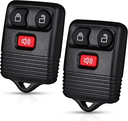 HelloAuto 2 fundas de repuesto para llavero inteligente sin llave con Ford F150 F250 F350 Edge Escape Expedition Explorer 1998-2014 para Lincoln