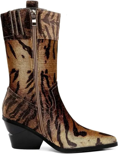 Miniatura 3 de ANN CREEK Botas 'Orenta' de moda con estampado de tigreanimal para mujer