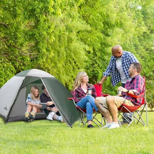 Miniatura 4 de ASFANES Screened Camping Tent, 3-4 Person Waterproof, Haven Tent, Backpack Double Layer Shelter, Easy Setup and Portable for Outdoor, Picnic or