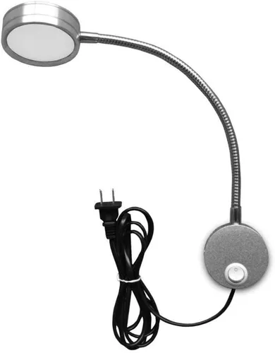 Miniatura 9 de Onerbuy Youngine - Lámpara de pared de cuello de cisne flexible con cable de 5 W, lámpara de lectura de obras de arte, luz de acento, montaje