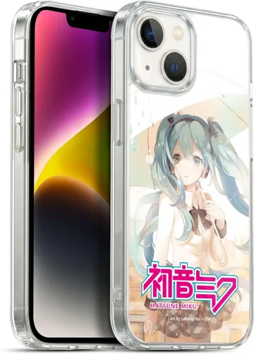 Miniatura 12 de Head Case Designs Licencia Oficial Hatsune Miku Gráficos Lindos Carcasa de Gel [Protección de Grado Militar] Compatible con Apple iPhone 7