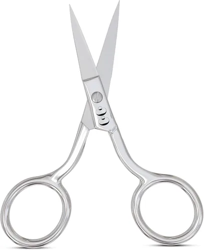 Tijeras profesionales para cabello y cejas, tijeras de acero inoxidable de grado médico para recorte de precisión, tijeras de belleza pequeñas para