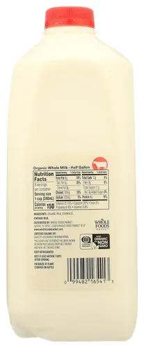 Miniatura 2 de 365 Everyday Value, leche entera ecológica, 64 oz (el envase puede variar)
