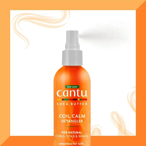 Miniatura 4 de Cantu Coil Calm Detangler con manteca de karité para cabello natural, 8 onzas líquidas