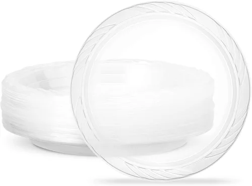 Miniatura 24 de PLASTICPRO - Cuencos desechables de plástico transparente de 18 onzas, Premium, para fiesta, Pack de 20