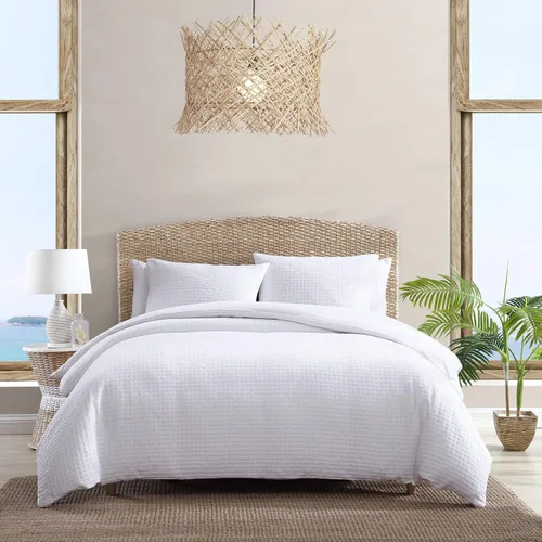 Miniatura 8 de Tommy Bahama - Juego de funda de edredón tamaño Queen, juego de cama liso texturizado con fundas a juego, ideal para todas las estaciones
