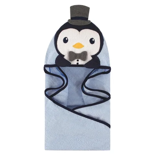 Miniatura 68 de Hudson Baby Toalla unisex de algodón con capucha con cara de animal para bebé, abeja amarilla, talla única Amarillo Bee