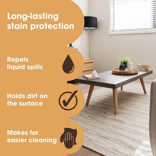 Miniatura 4 de Furniture Clinic Spray protector de tela Crea barrera contra todas las manchas líquidas Previene olores y suciedad Para tapicería, alfombras