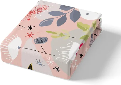 Miniatura 5 de Manfei Juego de sábanas de pájaros tamaño matrimonial, juego de ropa de cama floral de hojas botánicas para decoración de habitación de niños