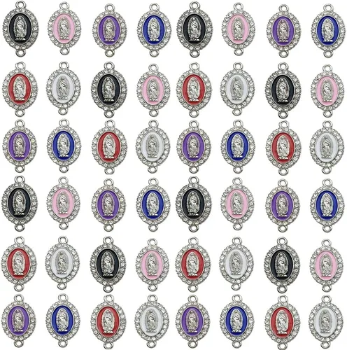 Miniatura 8 de Youdiyla Aleación de plata antigua Cruz serie colgante fabricación de joyas DIY llavero pendientes Diversos diseños dijes para hacer joyas, pulseras