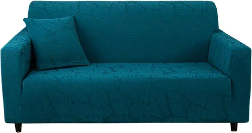 Miniatura 6 de Fundas elásticas para sofá de 1/2/3/4 plazas, funda para sofá biplaza/sillón, funda de sofá modular en forma de L, protector universal de muebles